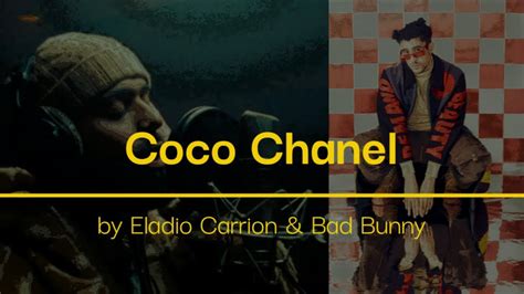 coco chanel sözleri ingilizce|coco chanel bad bunny lyrics.